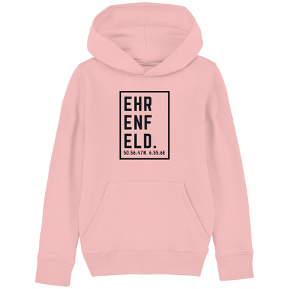 Ehrenfeld Koordinaten (großer Druck auf der Brust) - Kids Basic Hoodie