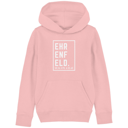 Ehrenfeld Koordinaten (großer Druck auf der Brust) - Kids Basic Hoodie
