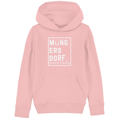 Müngersdorf Koordinaten (großer Druck auf der Brust) - Kids Basic Hoodie