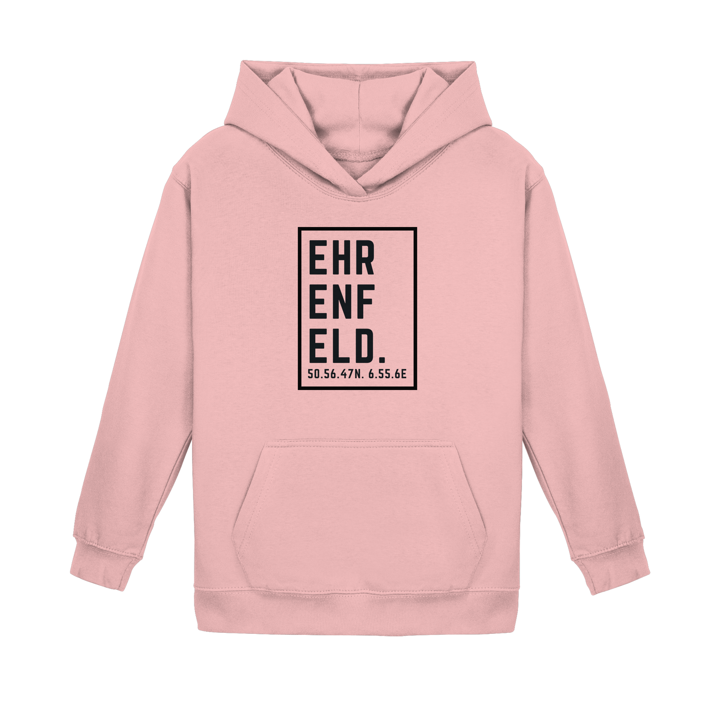 Ehrenfeld Koordinaten (großer Druck auf der Brust) - Kids Basic Hoodie