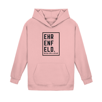 Ehrenfeld Koordinaten (großer Druck auf der Brust) - Kids Basic Hoodie