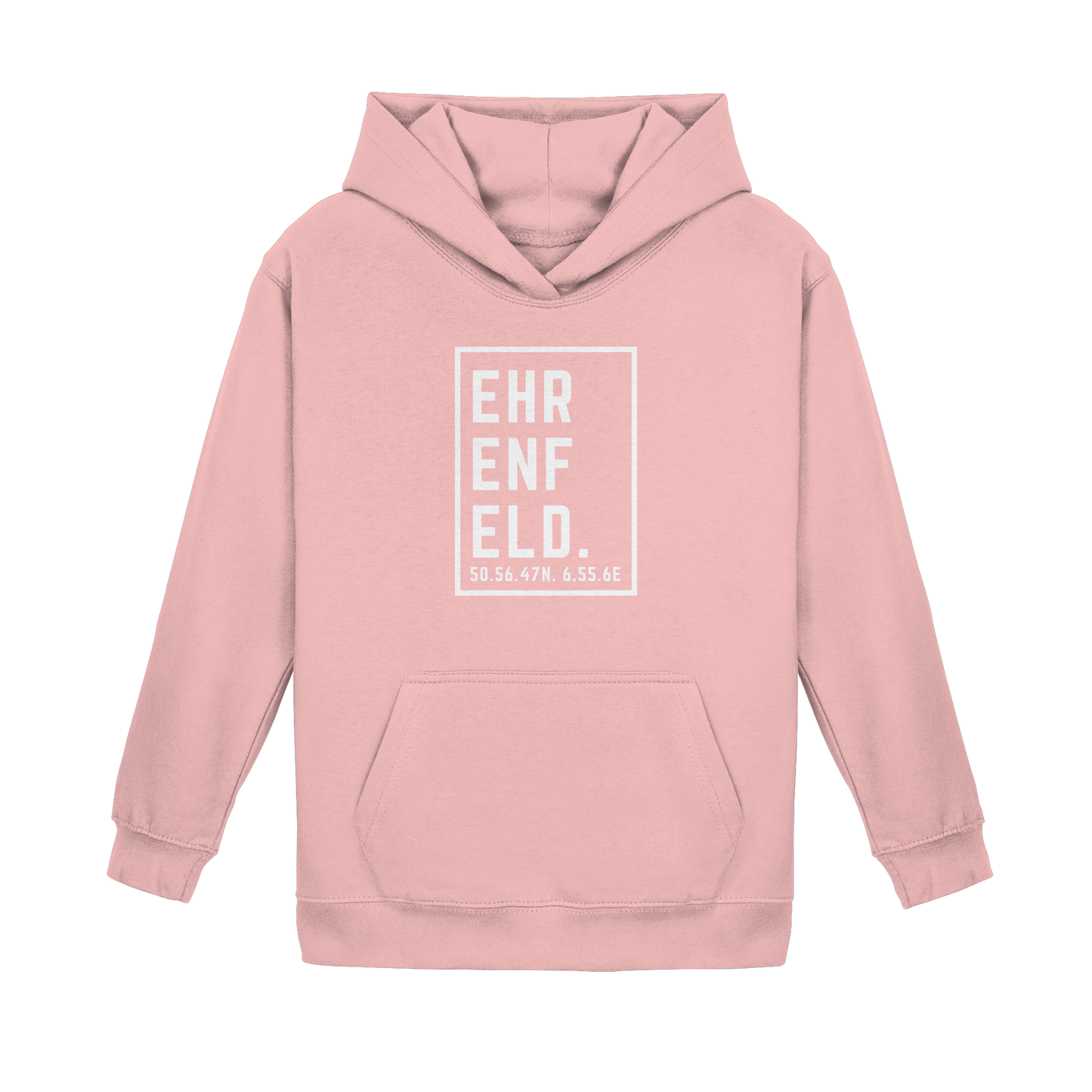 Ehrenfeld Koordinaten (großer Druck auf der Brust) - Kids Basic Hoodie