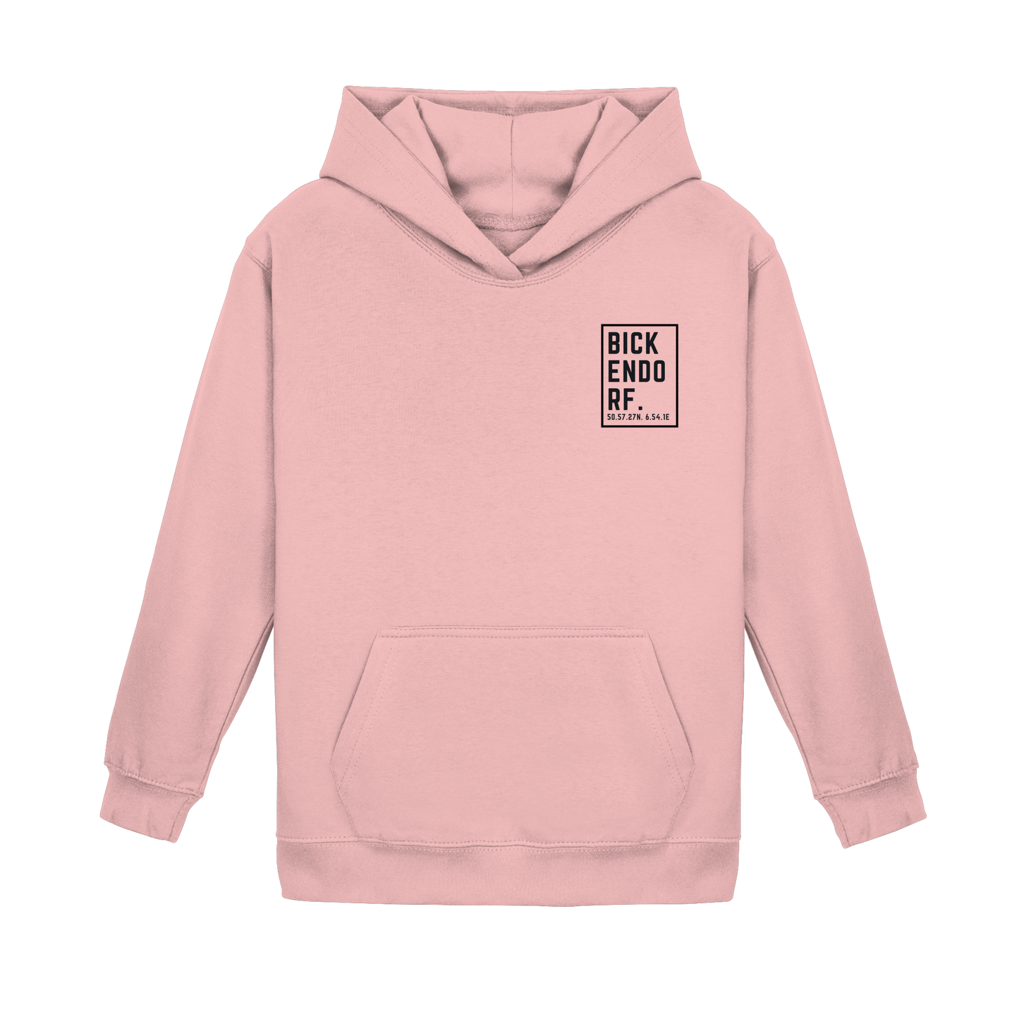 Bickendorf Koordinaten (kleiner Druck auf der Brust) - Kids Basic Hoodie