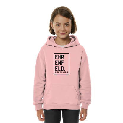Ehrenfeld Koordinaten (großer Druck auf der Brust) - Kids Basic Hoodie