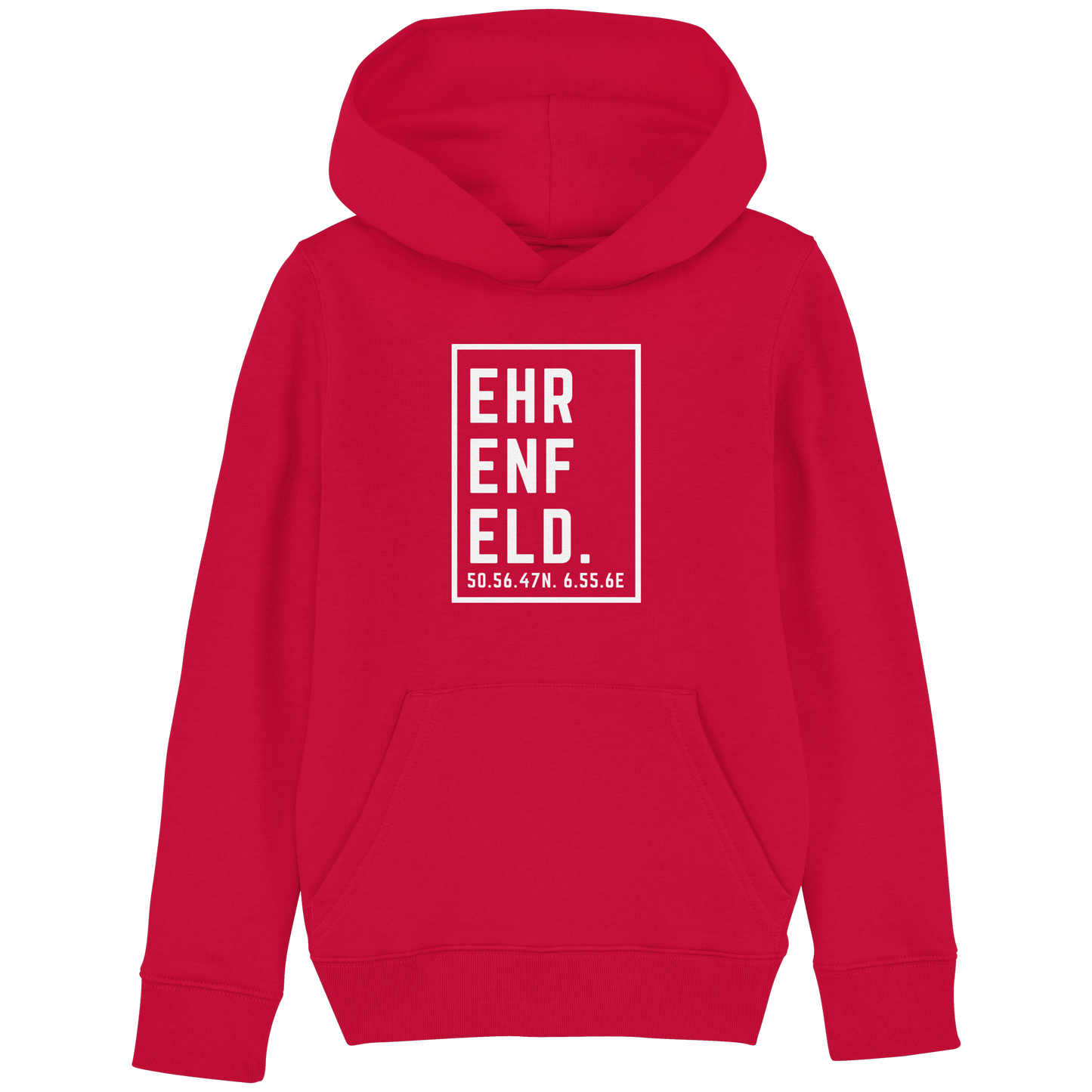 Ehrenfeld Koordinaten (großer Druck auf der Brust) - Kids Basic Hoodie