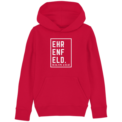 Ehrenfeld Koordinaten (großer Druck auf der Brust) - Kids Basic Hoodie