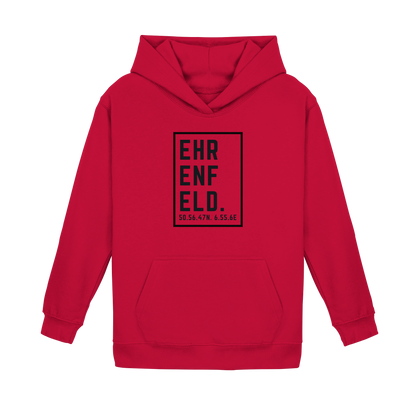 Ehrenfeld Koordinaten (großer Druck auf der Brust) - Kids Basic Hoodie
