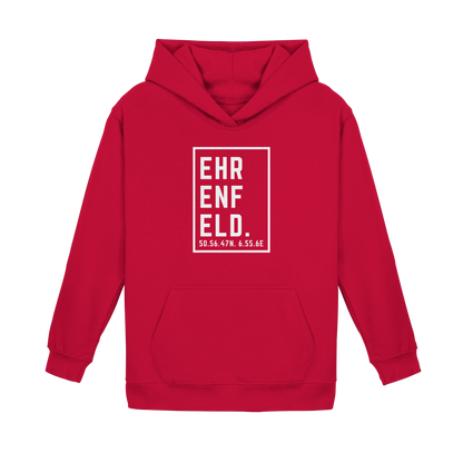 Ehrenfeld Koordinaten (großer Druck auf der Brust) - Kids Basic Hoodie