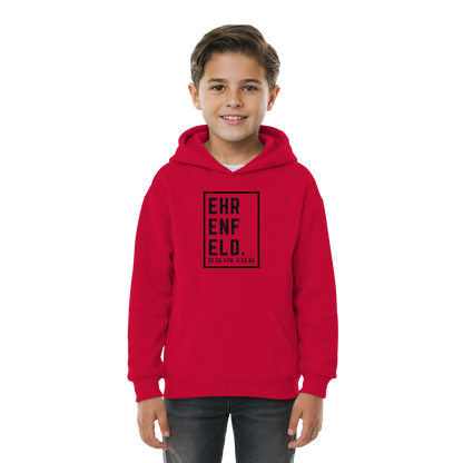 Ehrenfeld Koordinaten (großer Druck auf der Brust) - Kids Basic Hoodie
