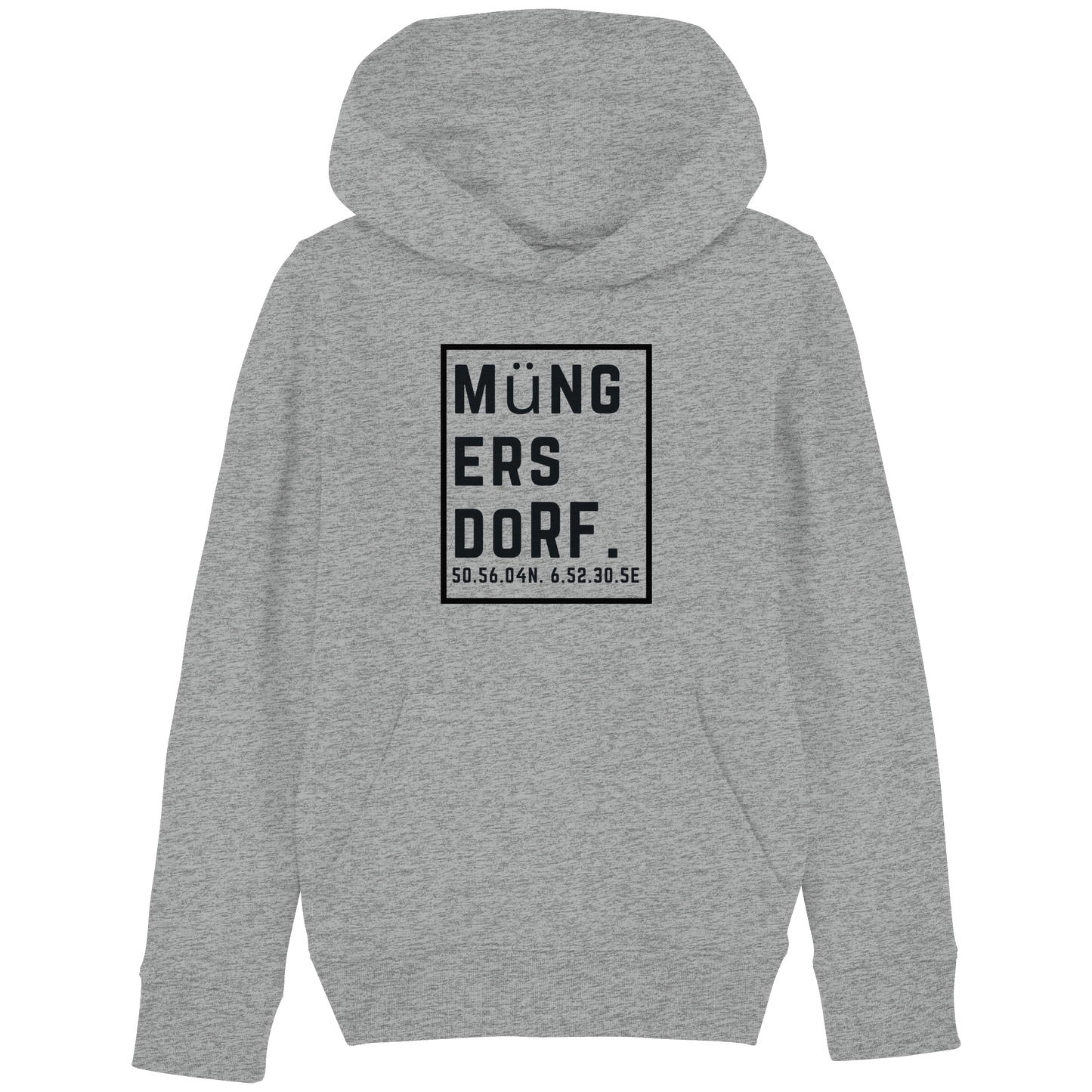 Müngersdorf Koordinaten (großer Druck auf der Brust) - Kids Basic Hoodie