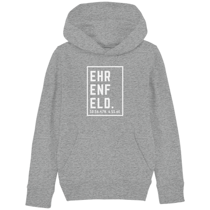 Ehrenfeld Koordinaten (großer Druck auf der Brust) - Kids Basic Hoodie
