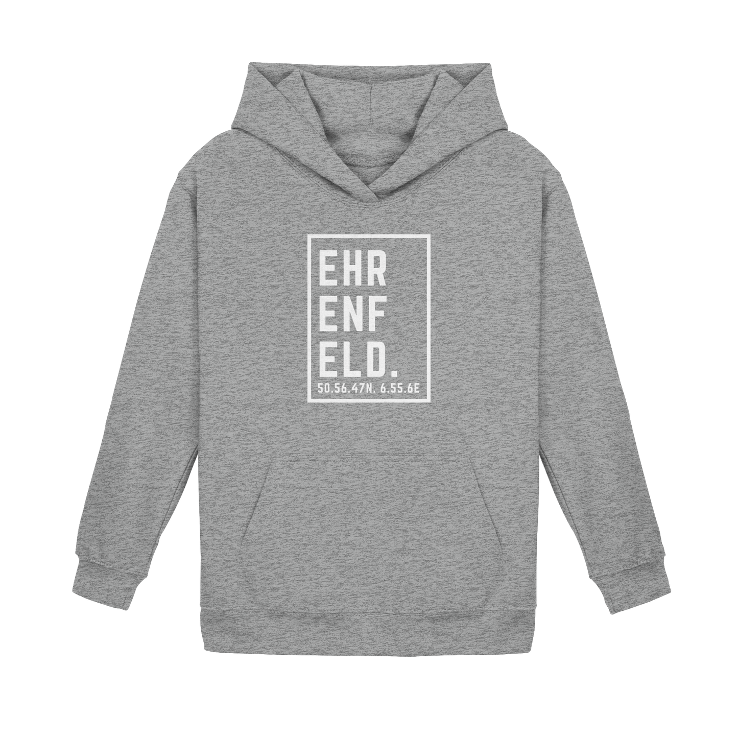 Ehrenfeld Koordinaten (großer Druck auf der Brust) - Kids Basic Hoodie