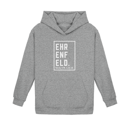 Ehrenfeld Koordinaten (großer Druck auf der Brust) - Kids Basic Hoodie
