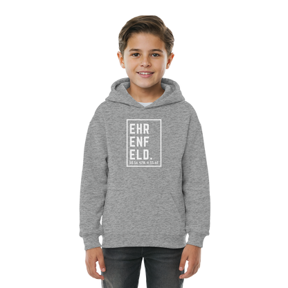 Ehrenfeld Koordinaten (großer Druck auf der Brust) - Kids Basic Hoodie