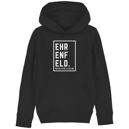 Ehrenfeld Koordinaten (großer Druck auf der Brust) - Kids Basic Hoodie