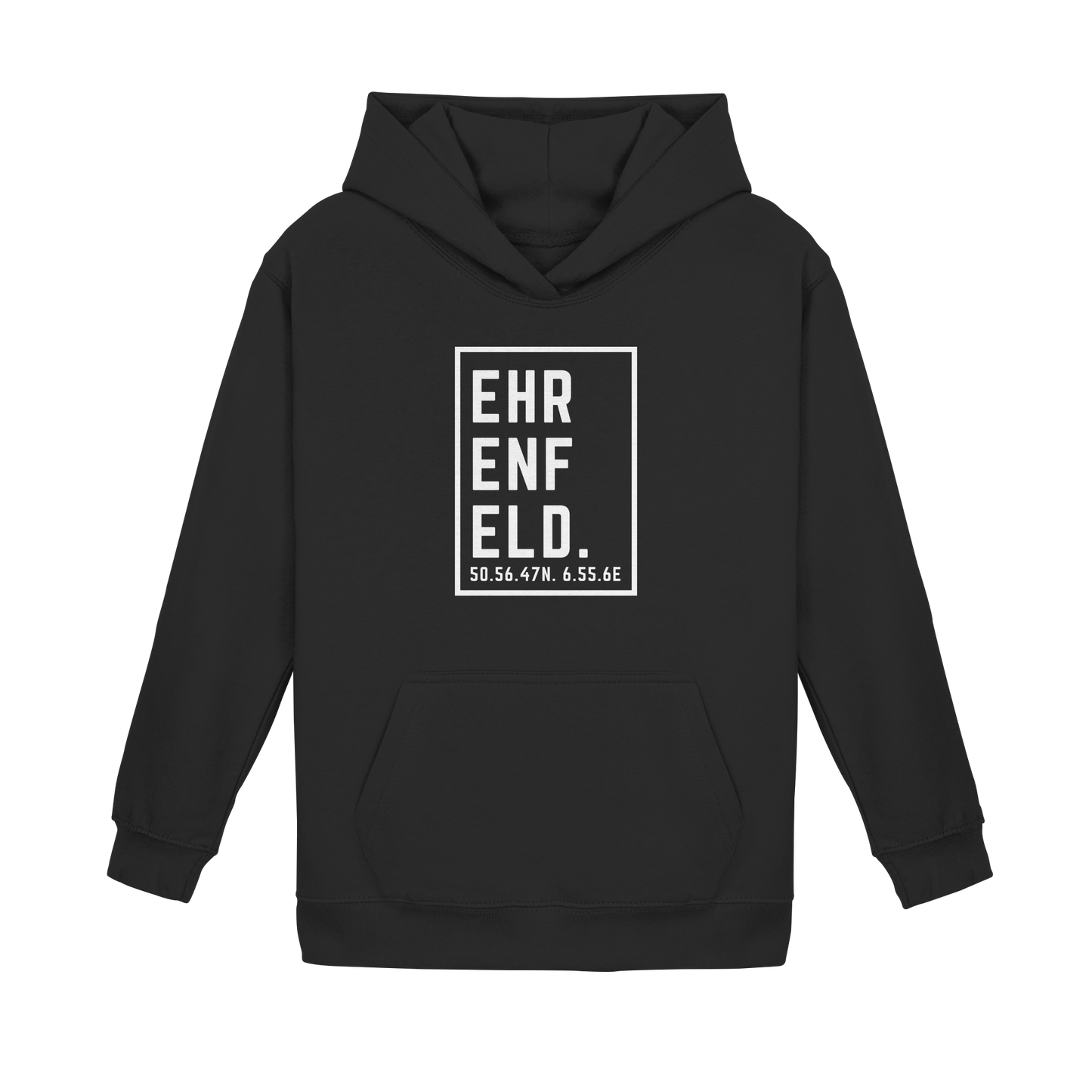 Ehrenfeld Koordinaten (großer Druck auf der Brust) - Kids Basic Hoodie
