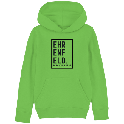 Ehrenfeld Koordinaten (großer Druck auf der Brust) - Kids Basic Hoodie
