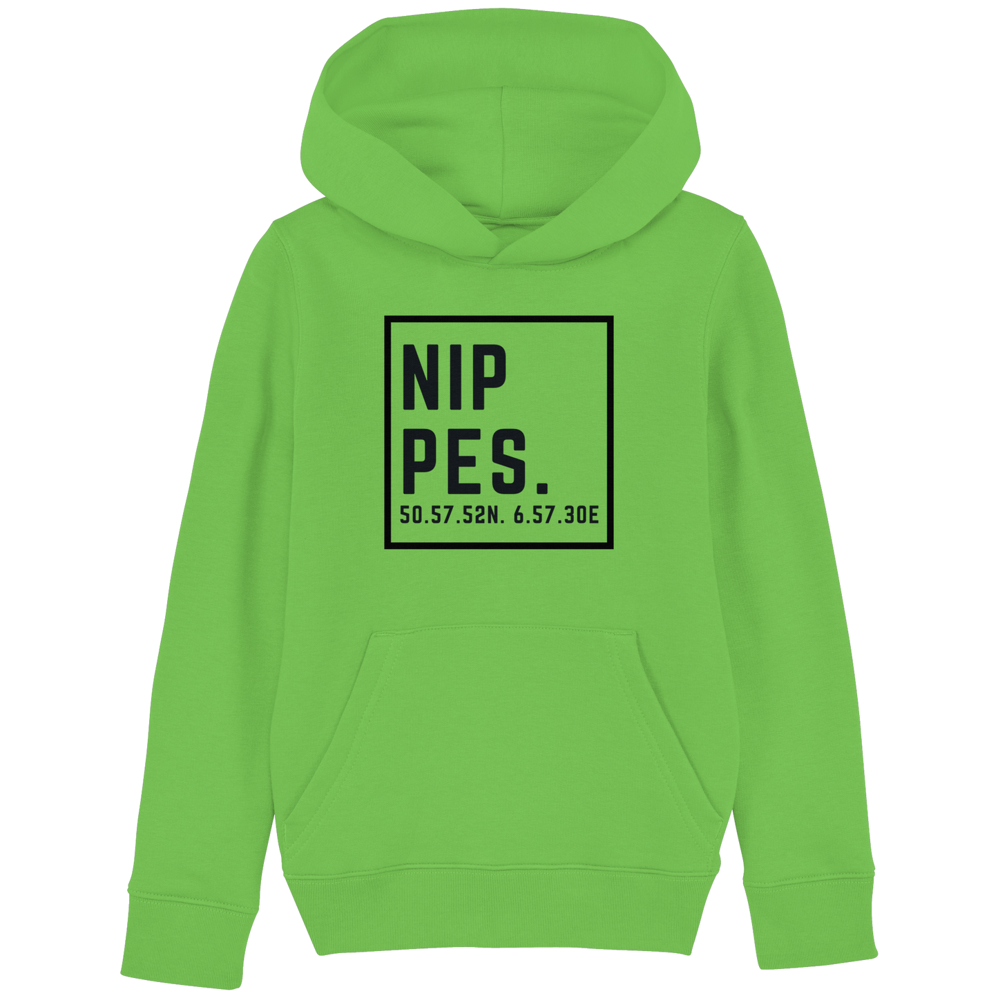 Nippes Koordinaten (großer Druck auf der Brust) - Kids Basic Hoodie