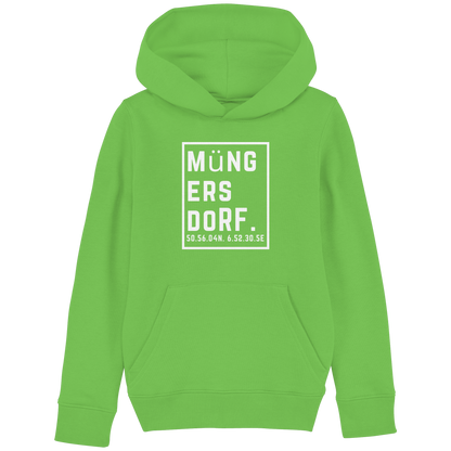 Müngersdorf Koordinaten (großer Druck auf der Brust) - Kids Basic Hoodie