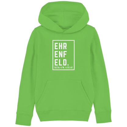 Ehrenfeld Koordinaten (großer Druck auf der Brust) - Kids Basic Hoodie
