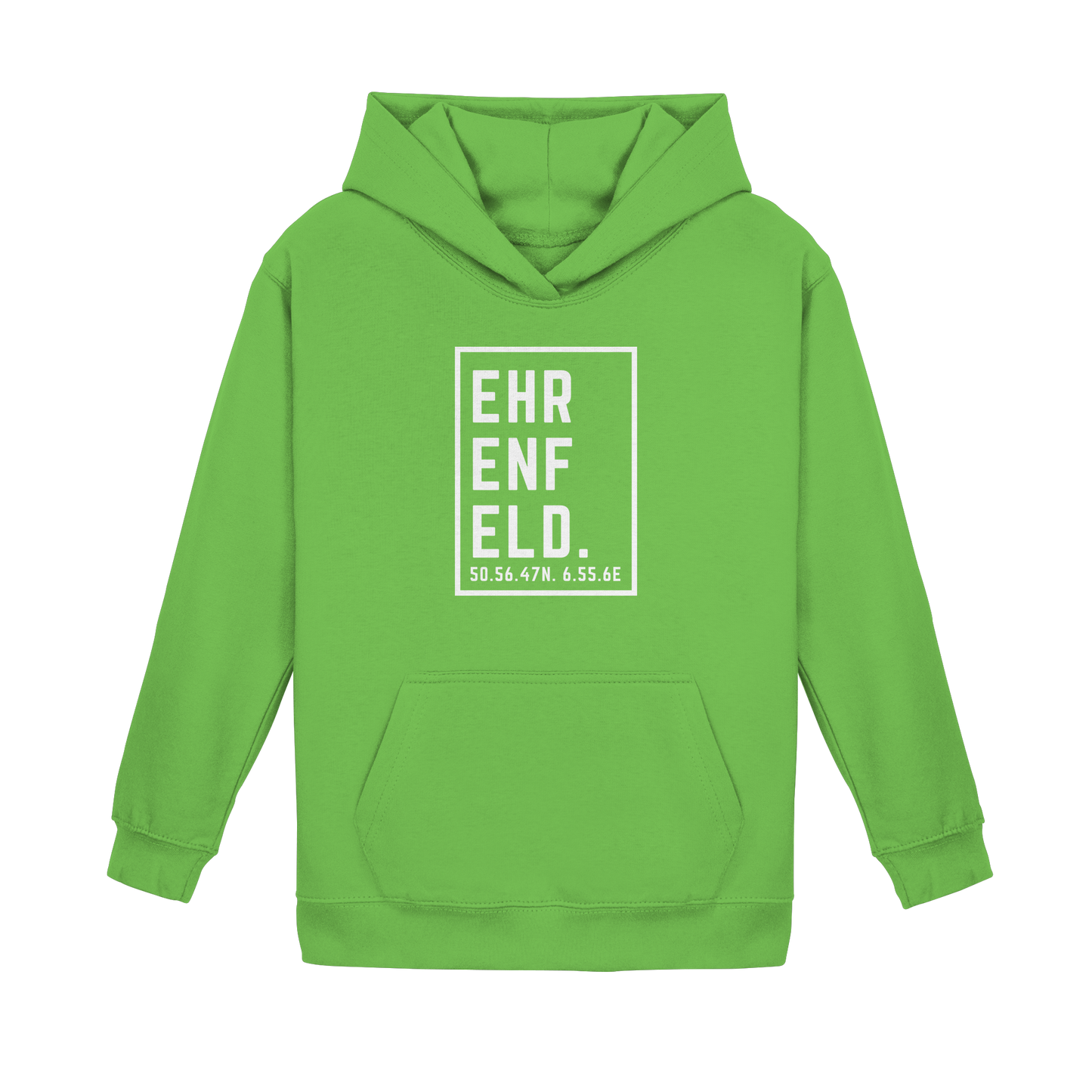 Ehrenfeld Koordinaten (großer Druck auf der Brust) - Kids Basic Hoodie