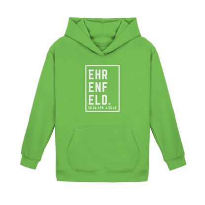 Ehrenfeld Koordinaten (großer Druck auf der Brust) - Kids Basic Hoodie