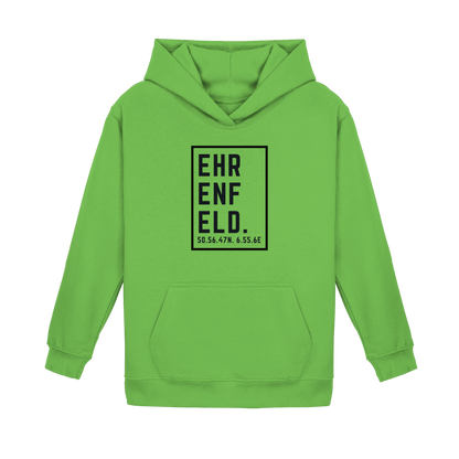 Ehrenfeld Koordinaten (großer Druck auf der Brust) - Kids Basic Hoodie