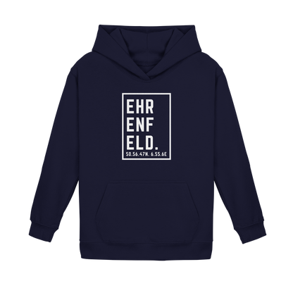 Ehrenfeld Koordinaten (großer Druck auf der Brust) - Kids Basic Hoodie
