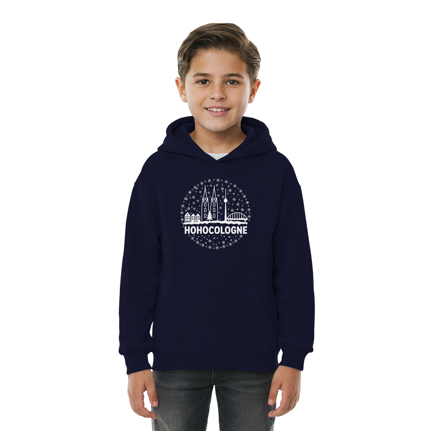 HOHOCologne Druck - Kids Basic Hoodie