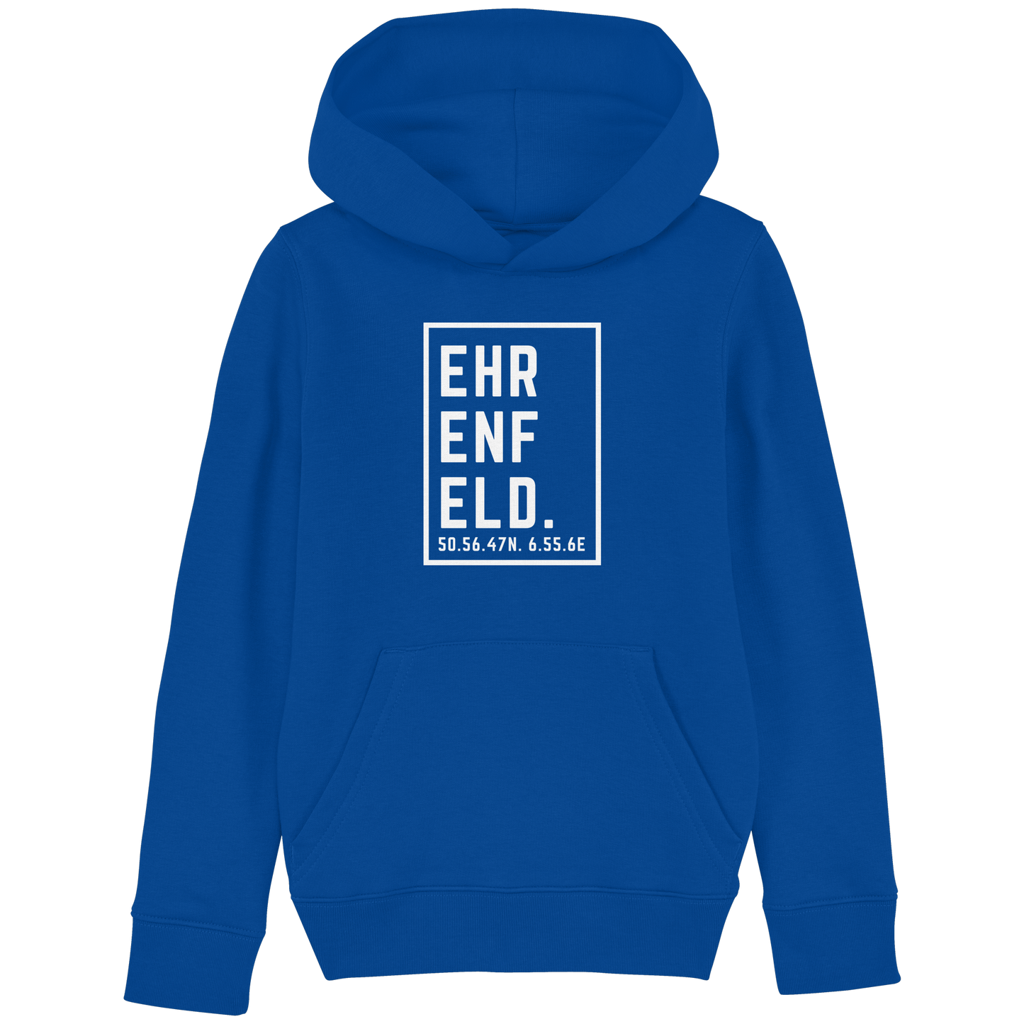 Ehrenfeld Koordinaten (großer Druck auf der Brust) - Kids Basic Hoodie