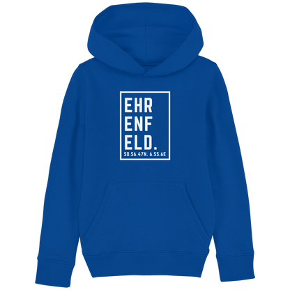 Ehrenfeld Koordinaten (großer Druck auf der Brust) - Kids Basic Hoodie