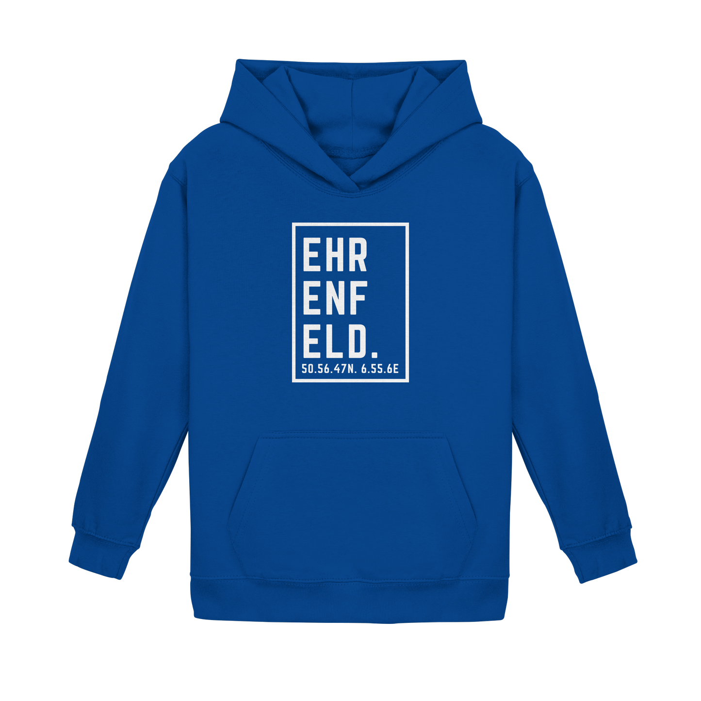 Ehrenfeld Koordinaten (großer Druck auf der Brust) - Kids Basic Hoodie