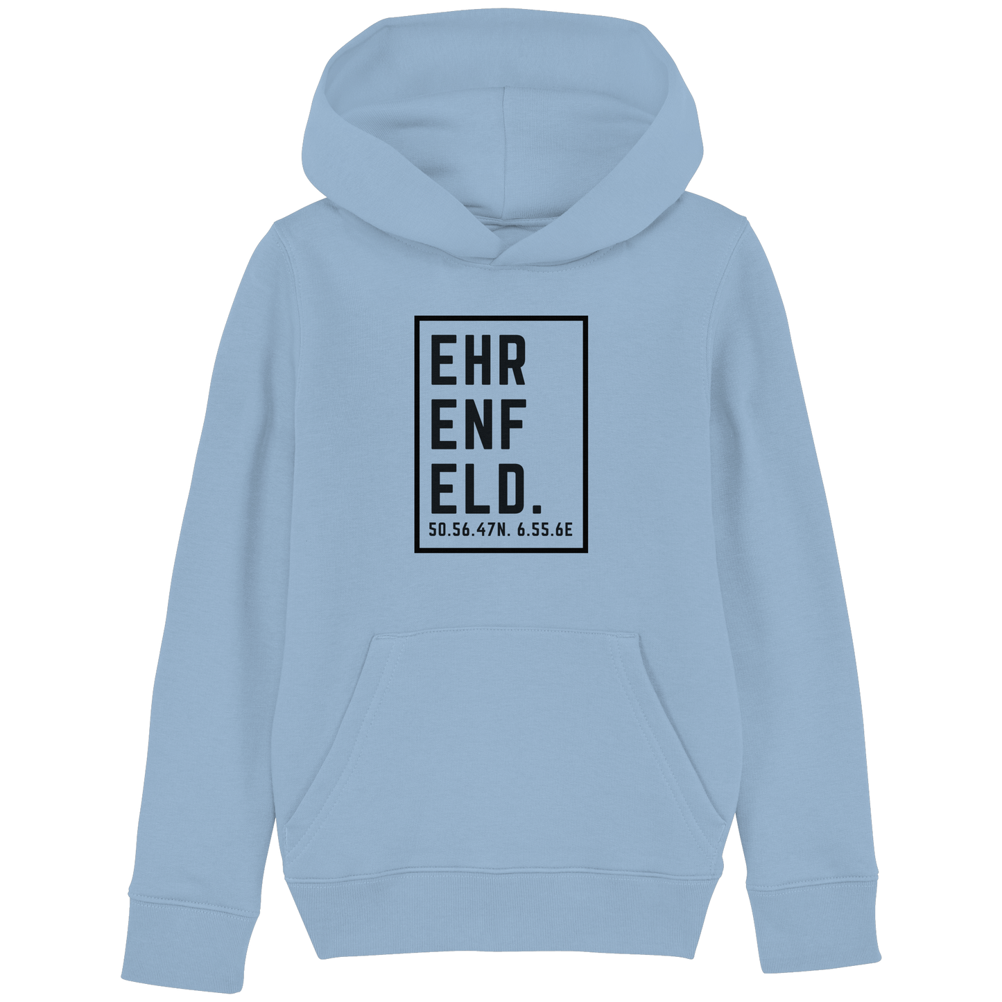 Ehrenfeld Koordinaten (großer Druck auf der Brust) - Kids Basic Hoodie