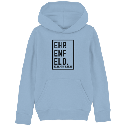 Ehrenfeld Koordinaten (großer Druck auf der Brust) - Kids Basic Hoodie
