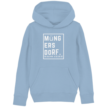 Müngersdorf Koordinaten (großer Druck auf der Brust) - Kids Basic Hoodie