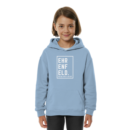Ehrenfeld Koordinaten (großer Druck auf der Brust) - Kids Basic Hoodie
