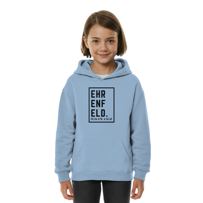 Ehrenfeld Koordinaten (großer Druck auf der Brust) - Kids Basic Hoodie