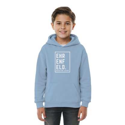 Ehrenfeld Koordinaten (großer Druck auf der Brust) - Kids Basic Hoodie