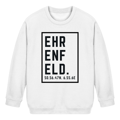 Ehrenfeld Koordinaten (großer Druck auf der Brust) - Kids Basic Sweatshirt