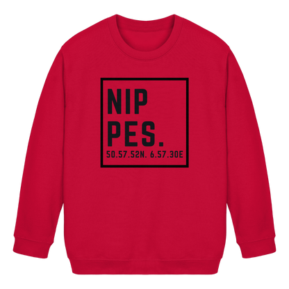 Nippes Koordinaten (großer Druck auf der Brust) - Kids Basic Sweatshirt