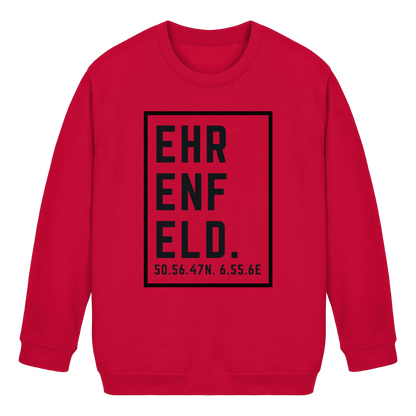 Ehrenfeld Koordinaten (großer Druck auf der Brust) - Kids Basic Sweatshirt