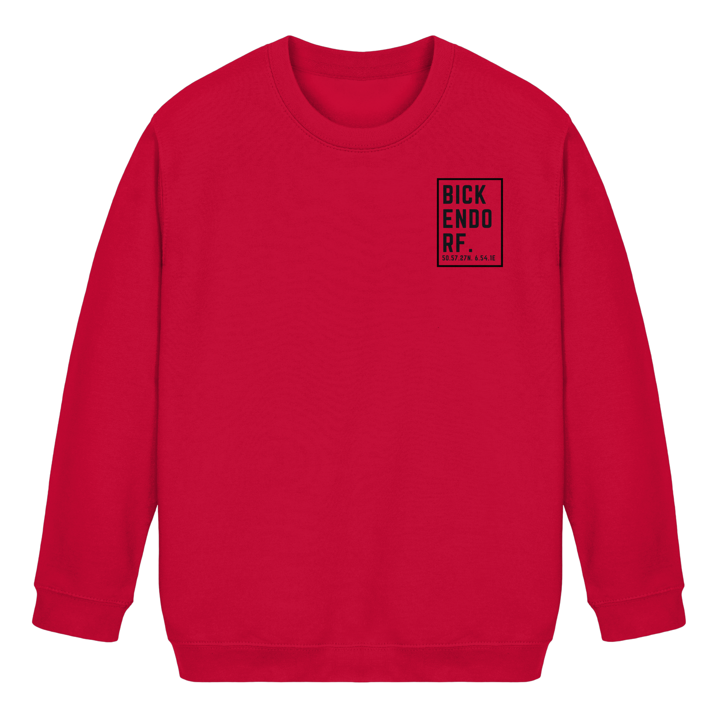 Bickendorf Koordinaten (kleiner Druck auf der Brust) - Kids Basic Sweatshirt