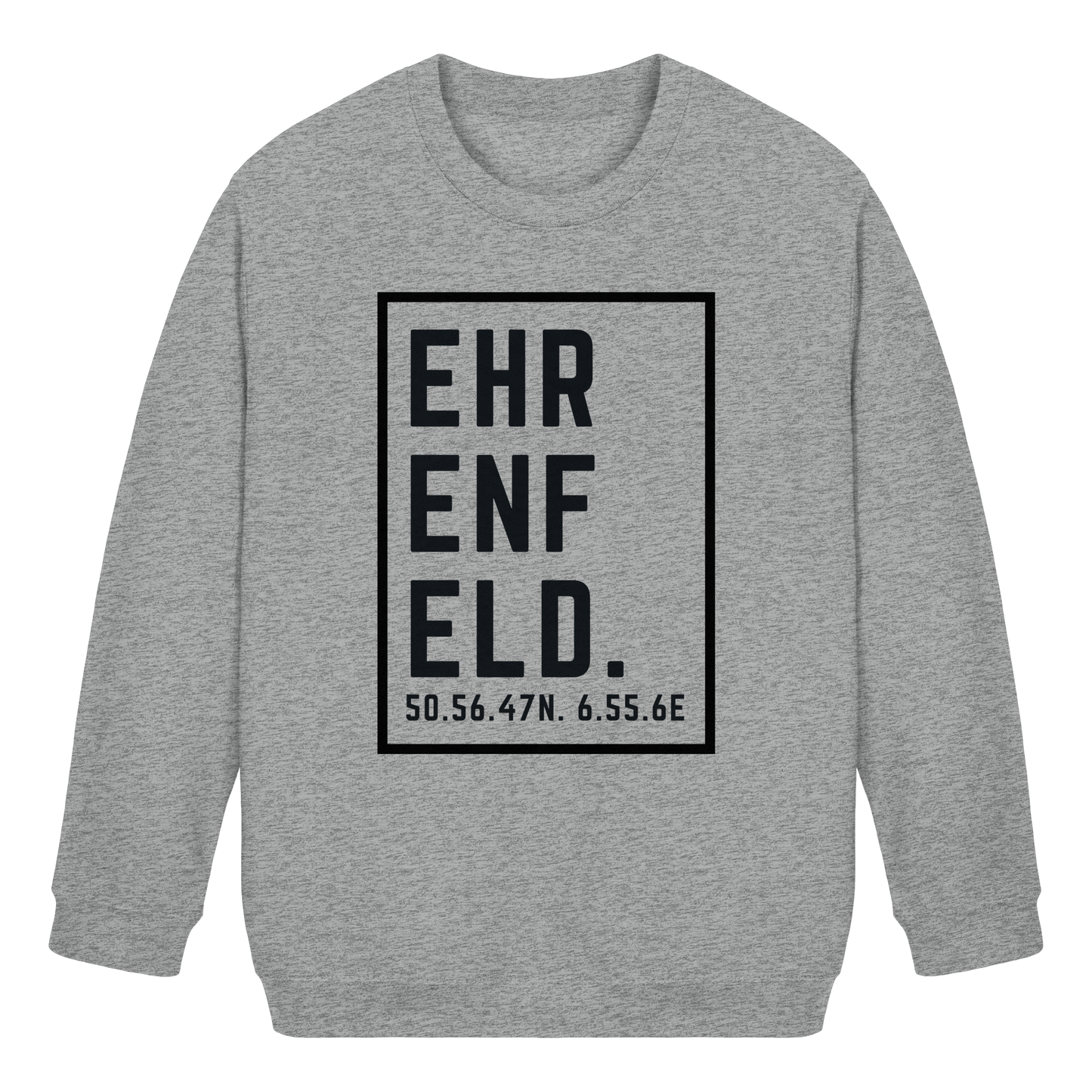 Ehrenfeld Koordinaten (großer Druck auf der Brust) - Kids Basic Sweatshirt