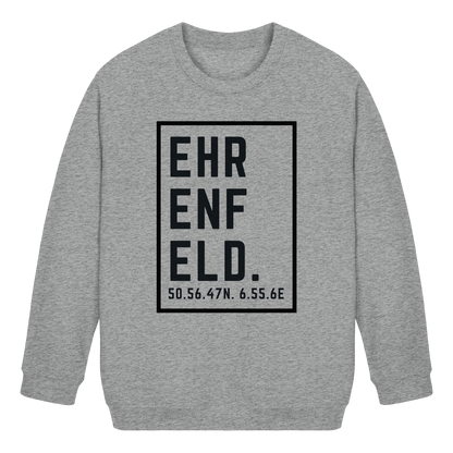 Ehrenfeld Koordinaten (großer Druck auf der Brust) - Kids Basic Sweatshirt