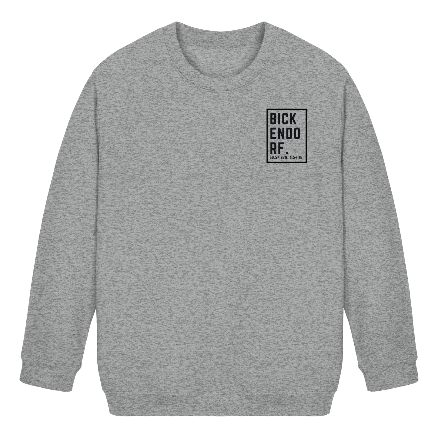 Bickendorf Koordinaten (kleiner Druck auf der Brust) - Kids Basic Sweatshirt