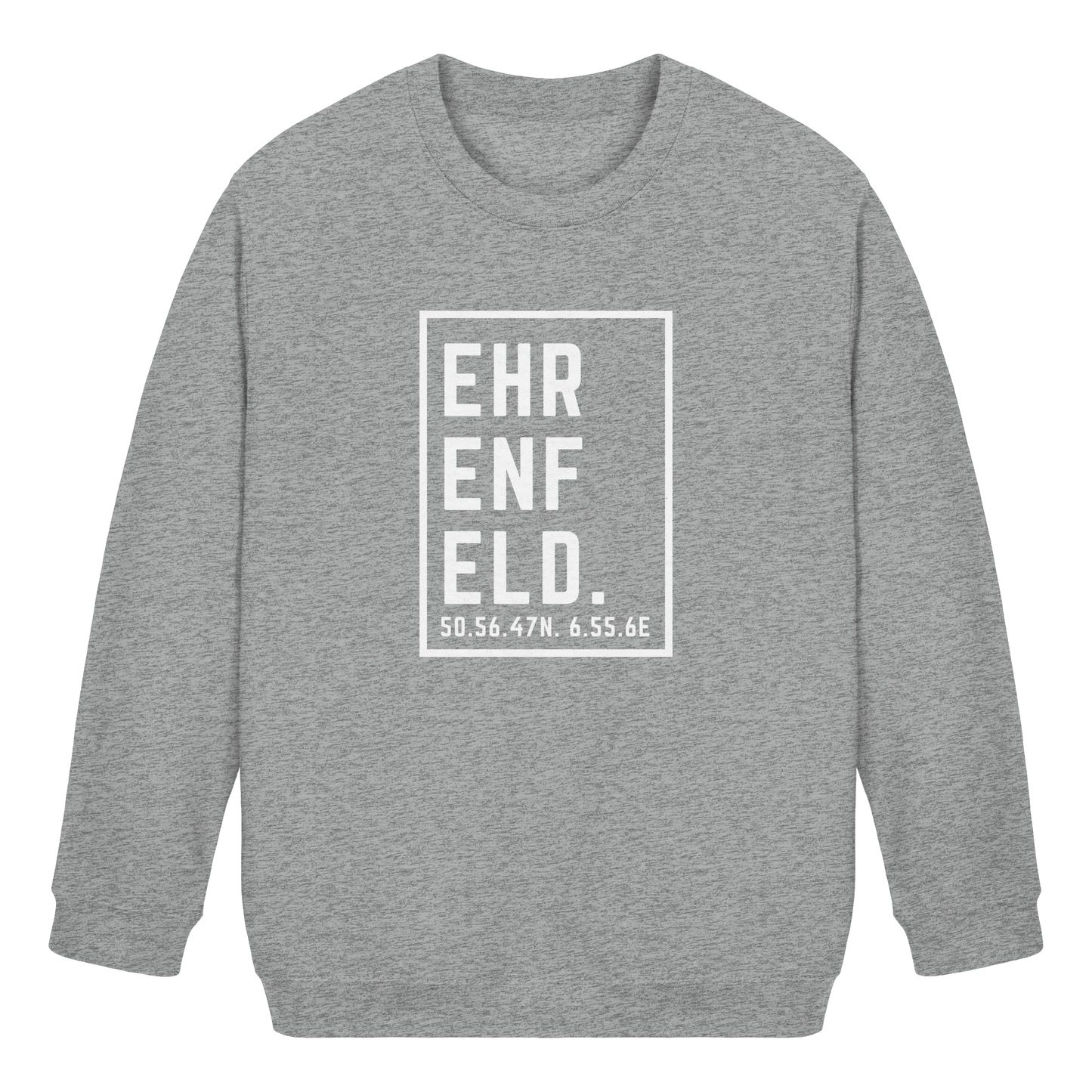 Ehrenfeld Koordinaten (großer Druck auf der Brust) - Kids Basic Sweatshirt