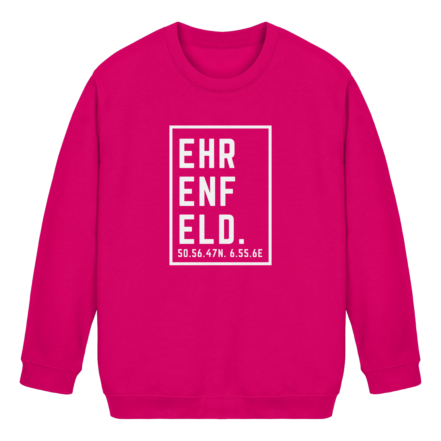 Ehrenfeld Koordinaten (großer Druck auf der Brust) - Kids Basic Sweatshirt