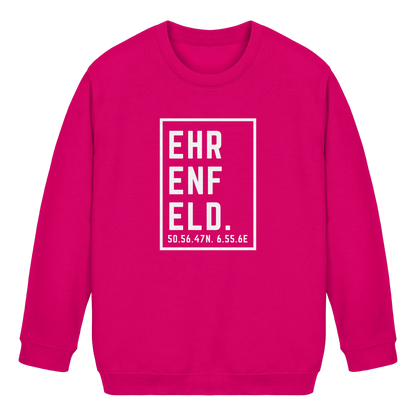 Ehrenfeld Koordinaten (großer Druck auf der Brust) - Kids Basic Sweatshirt