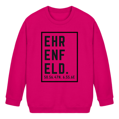 Ehrenfeld Koordinaten (großer Druck auf der Brust) - Kids Basic Sweatshirt