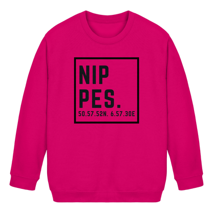 Nippes Koordinaten (großer Druck auf der Brust) - Kids Basic Sweatshirt
